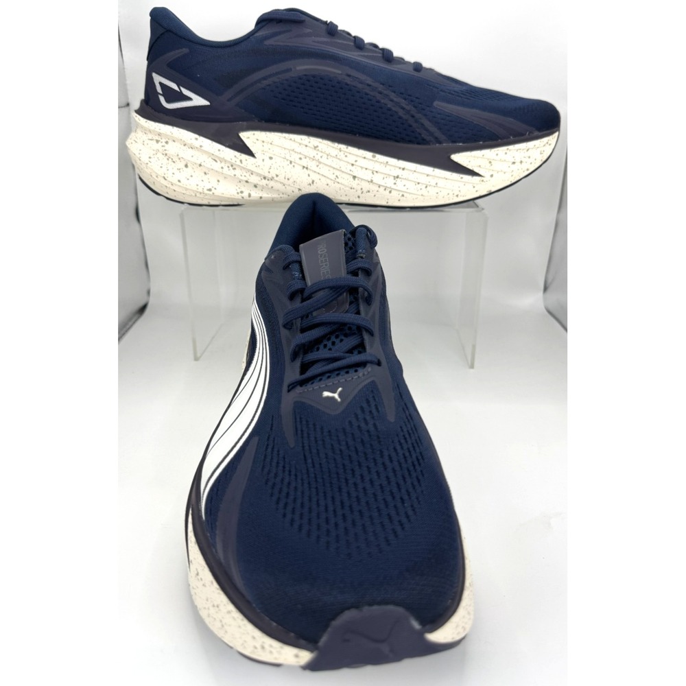 PUMA Maxima Pro Running Shoes Club Navy White Men Size 12 313313-29